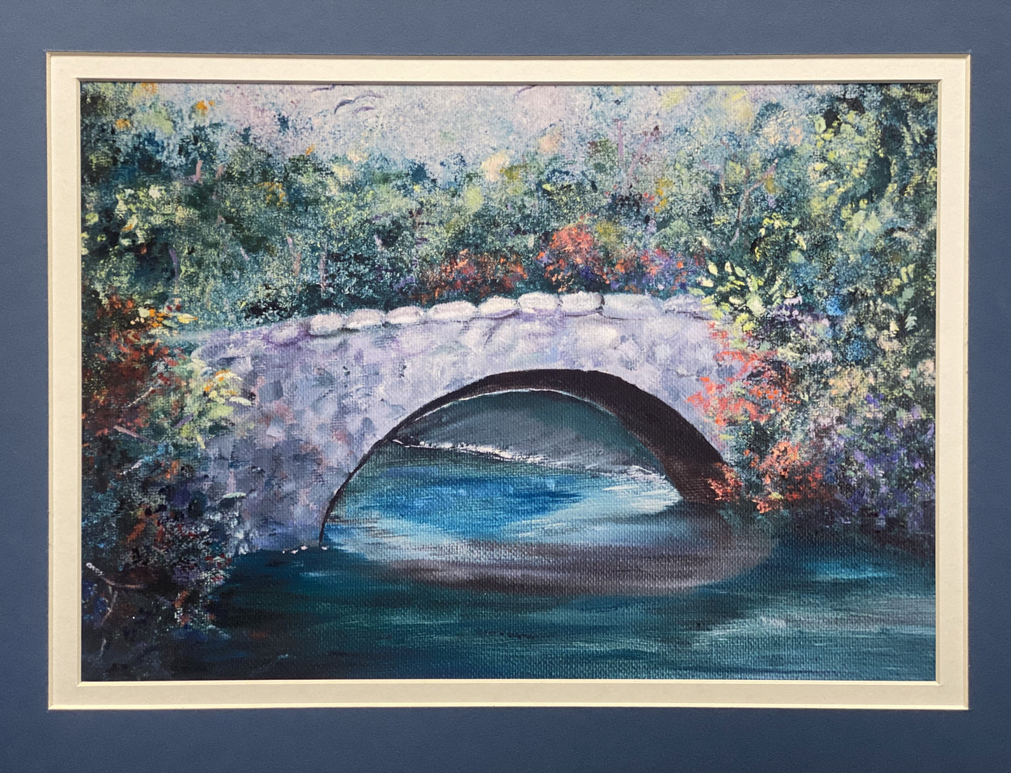 "Bridge of Beauty",A4 Art Print Double Mounted