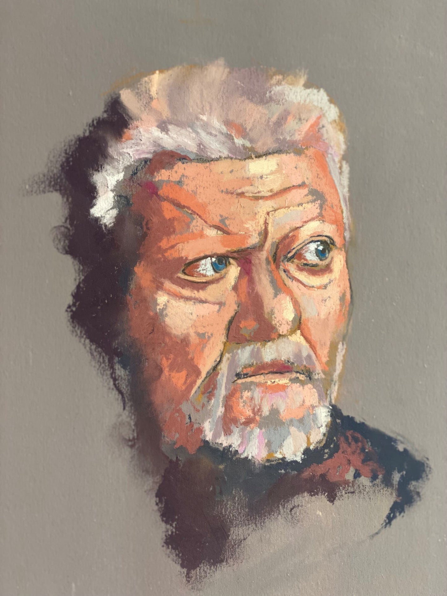 Personal Portrait in Soft Pastel, Single Head and Shoulders Pose