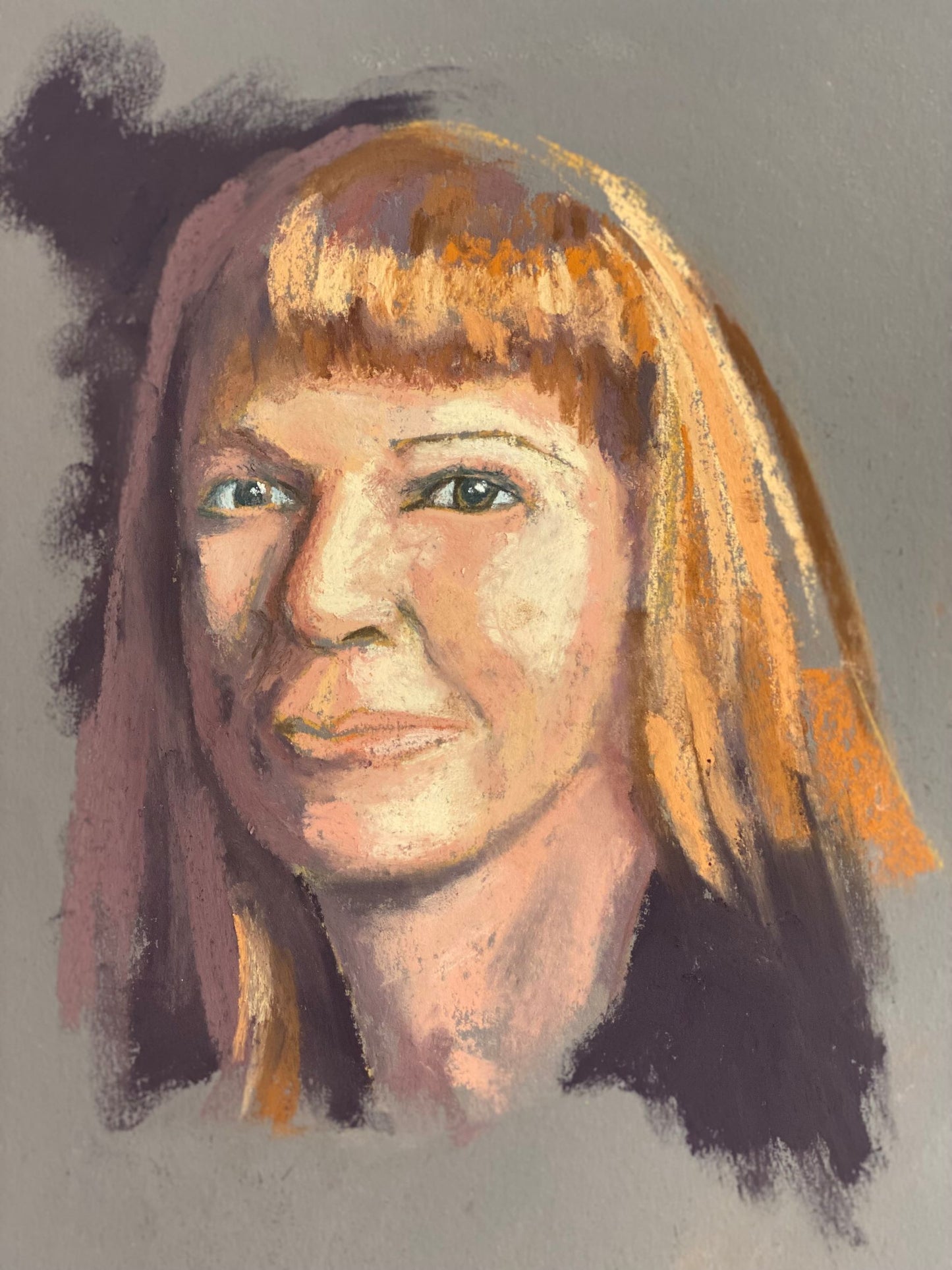 Personal Portrait in Soft Pastel, Single Head and Shoulders Pose